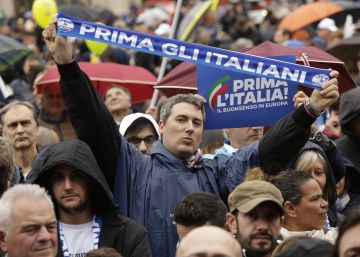 La ultraderecha europea corona en Milán a Salvini como su nuevo líder