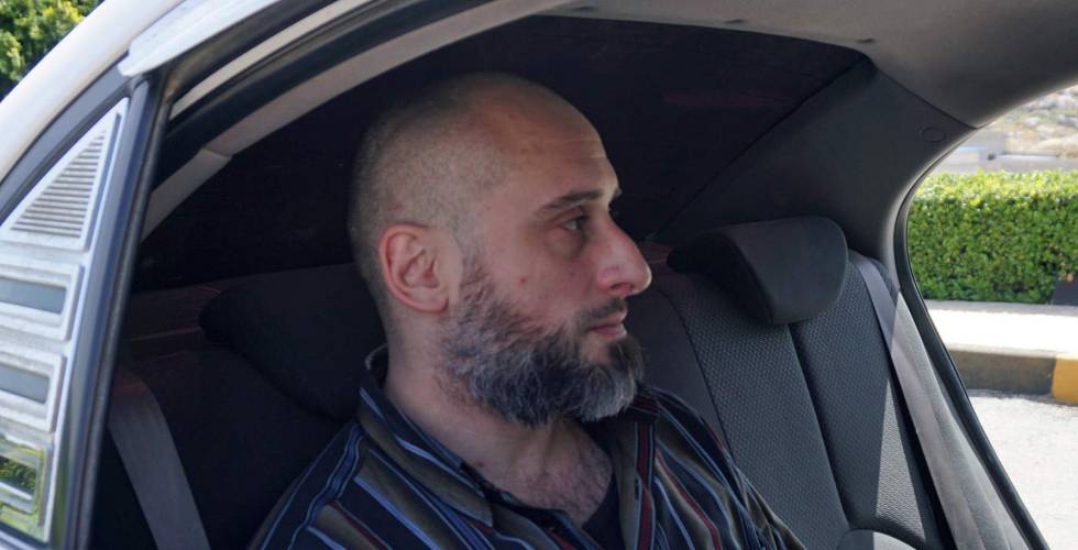 El italiano Alessandro Sandrini, el miércoles en Idlib tras el anuncio de su liberación.
