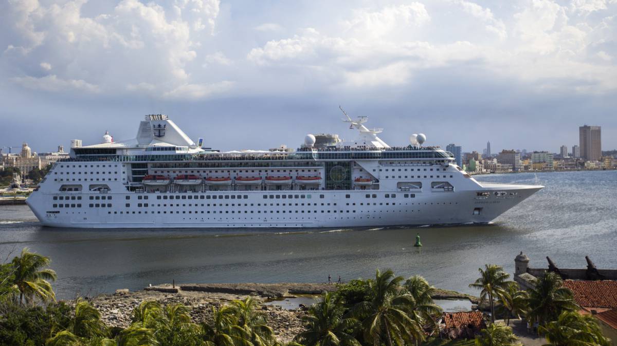 Último crucero estadounidense en La Habana.