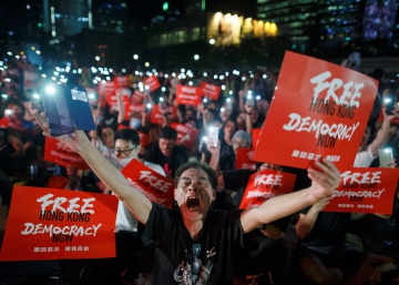 Hong Kong pide al G20 que defienda sus libertades
