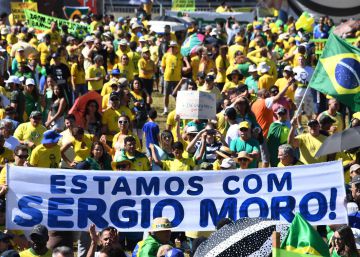 Em dia de novos vazamentos, milhares saem às ruas em defesa de Moro