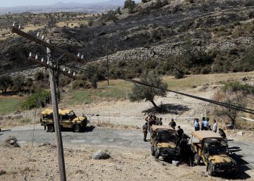 Un misil de la defensa antiaérea siria impacta en el norte de Chipre