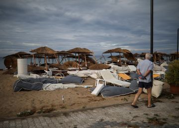 Seis turistas muertos y decenas de heridos por un temporal en el norte de Grecia