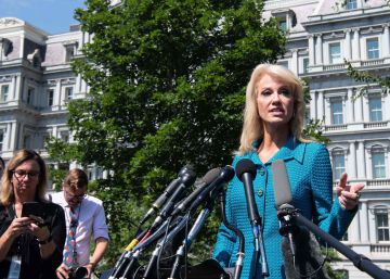 La asesora de Trump Kellyanne Conway, a un periodista: “¿Cuál es su origen étnico?”