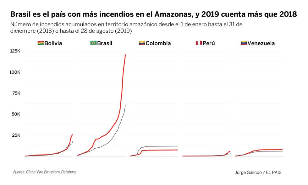 La Amazonia arde más allá de Bolsonaro (y de Evo)