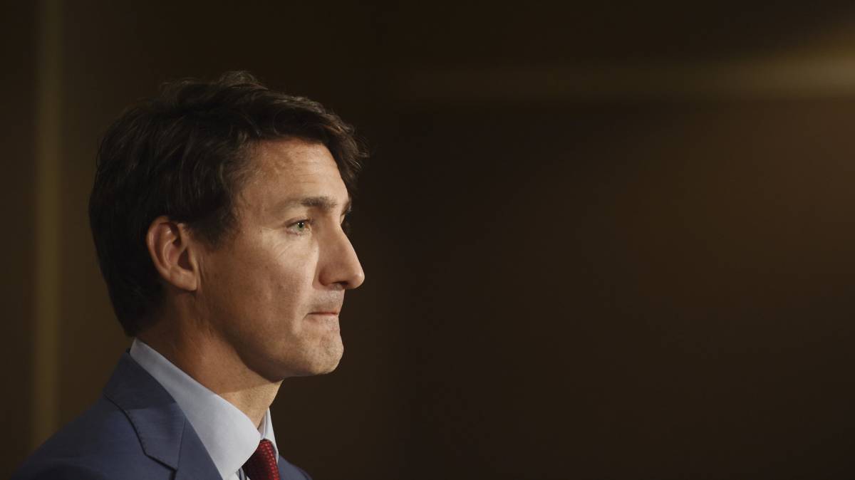 Trudeau, en una rueda de prensa.