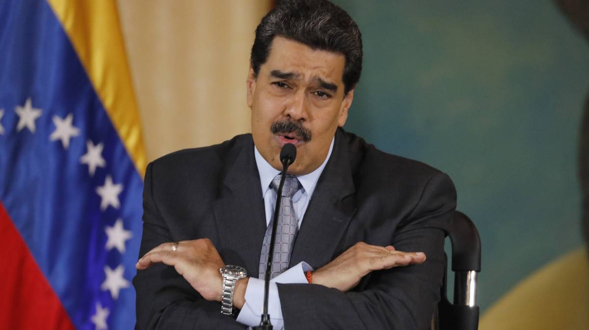 Maduro, en una conferencia de prensa.