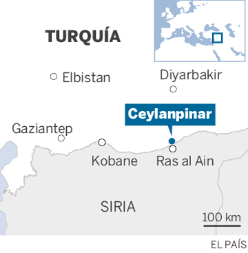 Turquia Siria mapa