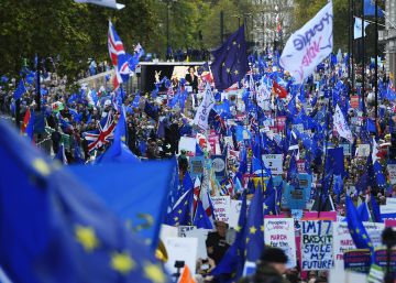 Masivo pulso en Londres para un nuevo referéndum