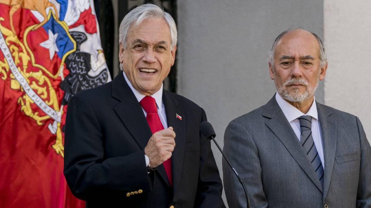 Sebastián Piñera, este domingo.