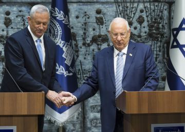 El centrista Gantz ofrece negociar una gran coalición con el partido de Netanyahu
