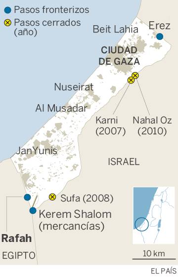 Fuga desesperada de una franja de Gaza apenas habitable