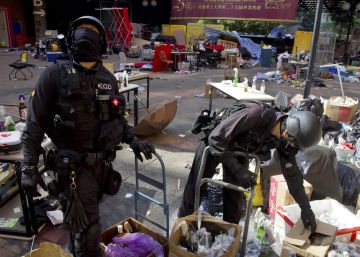 Los últimos resistentes de la Politécnica de Hong Kong