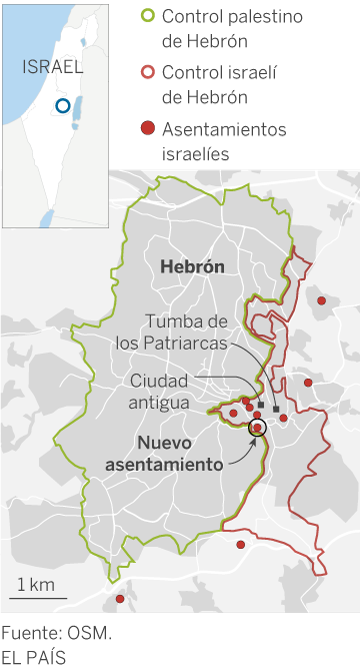 Una nueva colonia ahonda la partición de la ciudad palestina de Hebrón