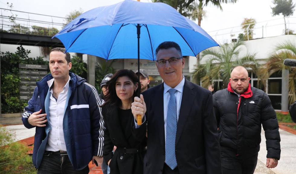 El exministro Gideon Saar, el jueves Tel Aviv.