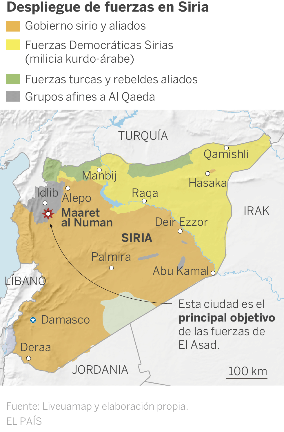 Cerca de 250.000 civiles huyen del avance del Ejército sirio en Idlib