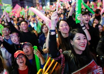 Taiwán da una victoria contundente a su presidenta Tsai Ing-Wen