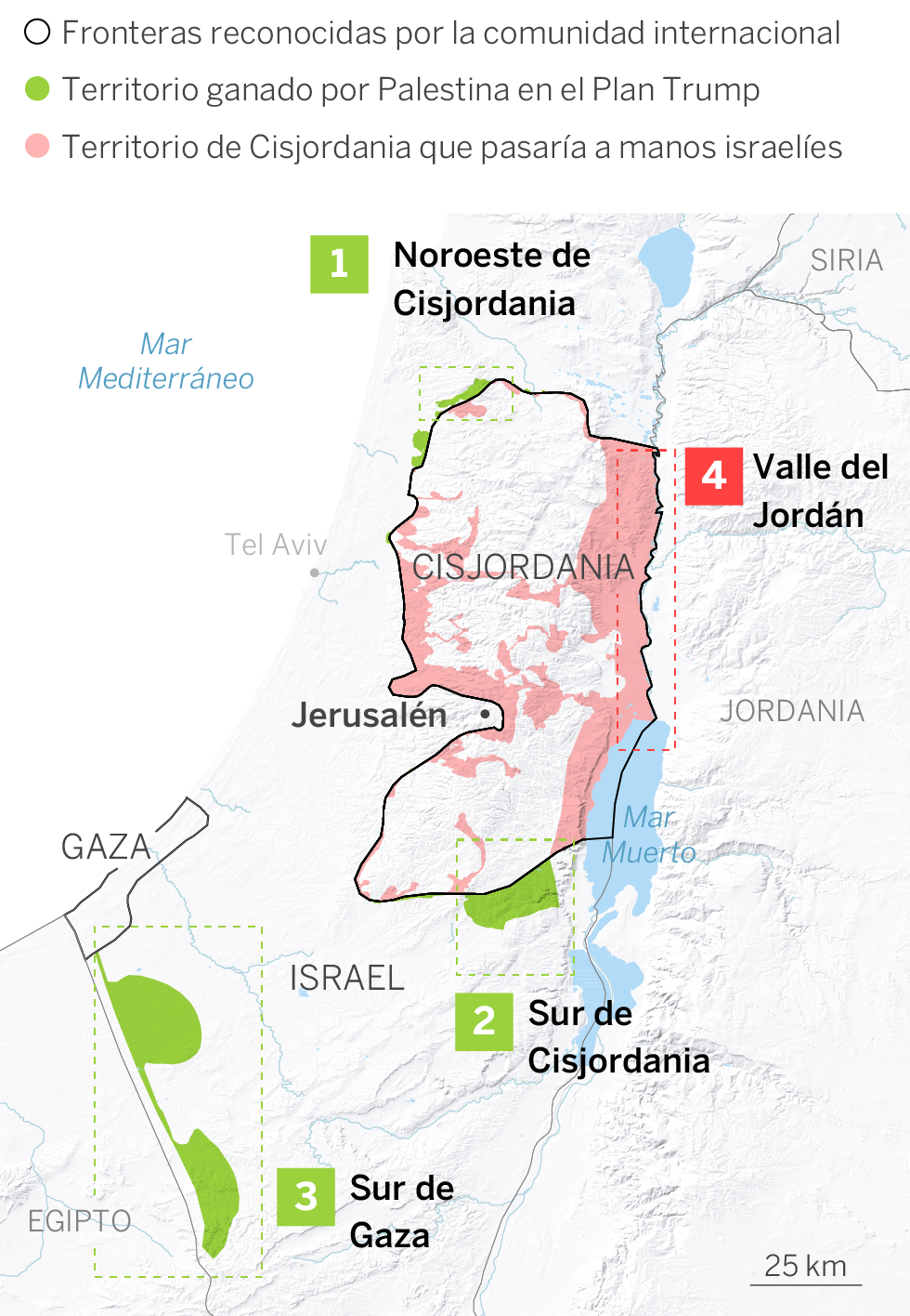 El precio que pagan los palestinos en el plan de Trump