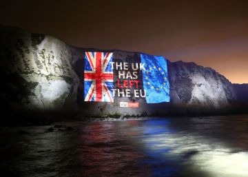 Un ferri en la noche del Brexit Un ferri en la noche del Brexit