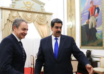 El expresidente español Rodríguez Zapatero visita por sorpresa a Maduro El expresidente español Rodríguez Zapatero visita por sorpresa a Maduro