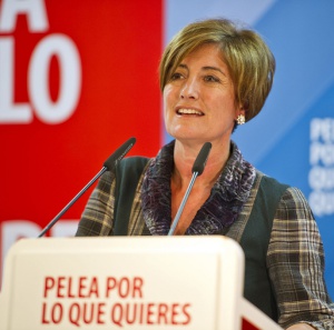 La candidata del PSOE por Cantabria, Puerto Gallego. La candidata del PSOE por Cantabria, Puerto Gallego.