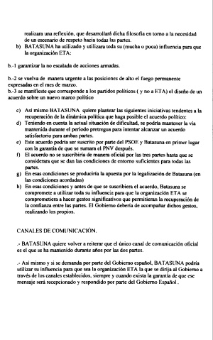 En el escrito Batasuna sostiene que utilizará En el escrito Batasuna sostiene que utilizará