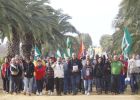 Los jornaleros le piden trabajo a Martínez de Irujo como protesta