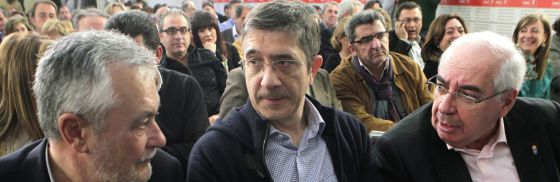 José Antonio Griñan, Patxi López y Vicente Álvarez Areces.