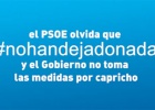 El PP replica: #nohandejadonada