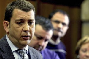 El actual alcalde ponferradino, Carlos López Riesco (PP).