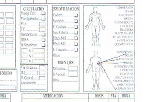 Parte médico. Parte médico.