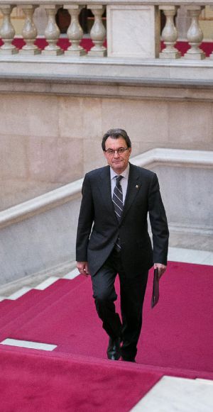 Mas, en el Parlament, el 22 de mayo. Mas, en el Parlament, el 22 de mayo.