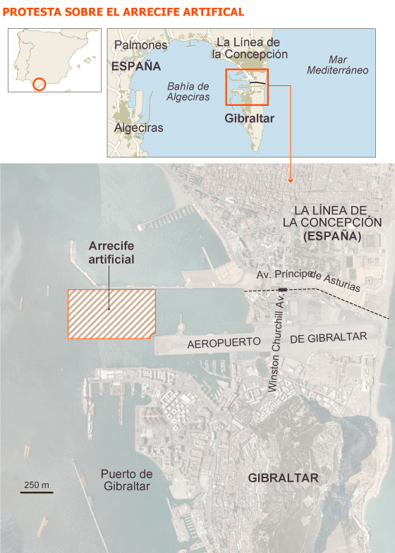 Tenso pulso entre Reino Unido
y España en las aguas del conflicto