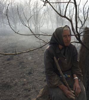 Manuela Barja se enfrentó a un fuego de 400 hectáreas el año pasado en Vilar de Santos (Ourense). Manuela Barja se enfrentó a un fuego de 400 hectáreas el año pasado en Vilar de Santos (Ourense).