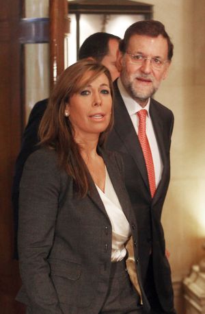Alicia Sánchez y Mariano Rajoy, en Madrid en 2012. Alicia Sánchez y Mariano Rajoy, en Madrid en 2012.