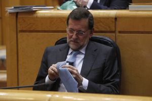 El presidente del Gobierno español, Mariano Rajoy, en una sesión en el Senado el año pasado. El presidente del Gobierno español, Mariano Rajoy, en una sesión en el Senado el año pasado.