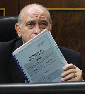 Jorge Fernández, durante el debate. Jorge Fernández, durante el debate.
