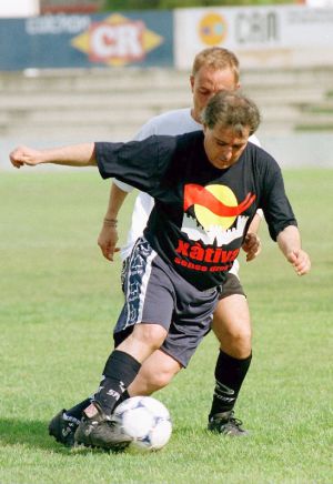 Alfonso Rus, en un partido benéfico. Alfonso Rus, en un partido benéfico.