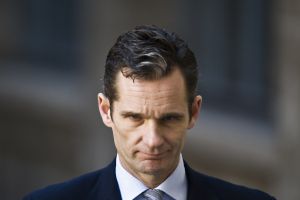 El esposo de la infanta Cristina, Iñaki Urdangarin, en una de las comparecencias ante el juez Castro.