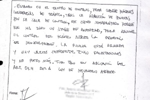 “Hemos firmado que nos encontramos mal, están cerrando el espacio aéreo”