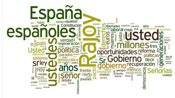 Estas son las palabras más usadas por Pedro Sánchez en su intervención.