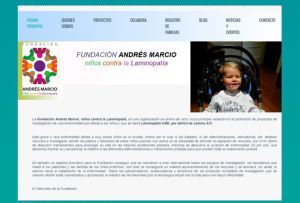 Web de la Fundación Andrés Marcio