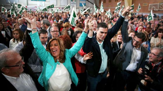Susana Díaz y Pedro Sánchez
