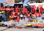 16 espeleólogos entraron como turistas en Marruecos para ayudar