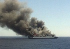 Evacuado por un incendio un ferri con 156 personas cerca de Mallorca