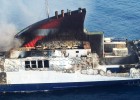 El Gobierno descarta que el buque incendiado en Mallorca se hunda