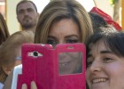 Díaz pidió a Rajoy, Iglesias y Rivera responsabilidad ante su investidura