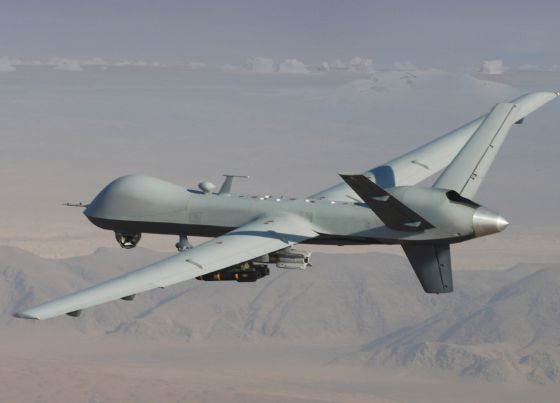 Imagen del dron MQ-9 Reaper, de la firma estadounidense General Atomics