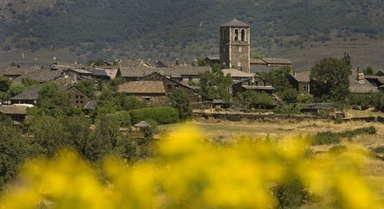 Vista de Campillo de Ranas (Guadalajara).