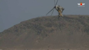 Un helicóptero de Defensa similar al accidentado.